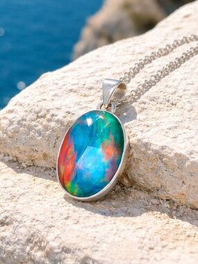 NEW! Aura Opal Necklace
